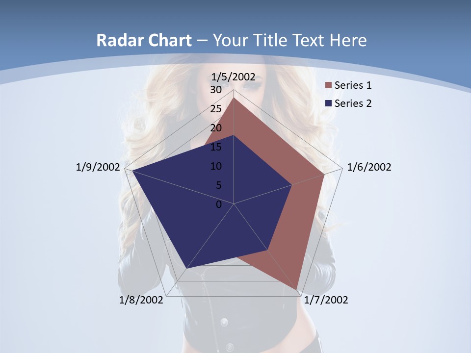 Background Cleavage Beauty PowerPoint Template