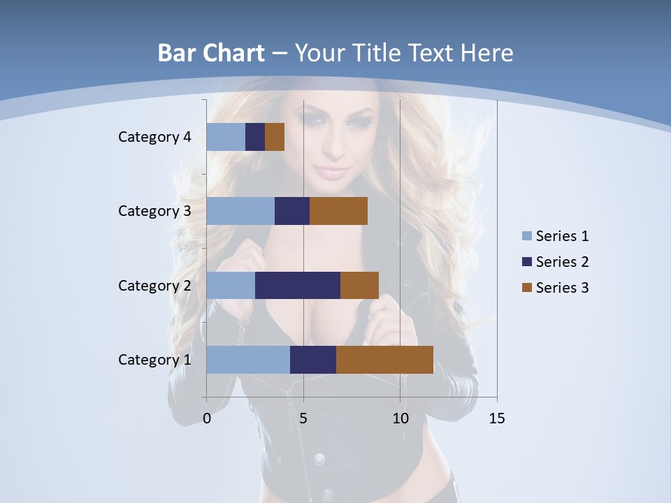 Background Cleavage Beauty PowerPoint Template