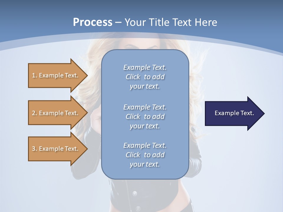 Background Cleavage Beauty PowerPoint Template