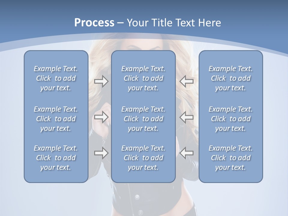 Background Cleavage Beauty PowerPoint Template