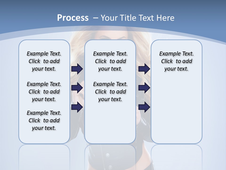 Background Cleavage Beauty PowerPoint Template