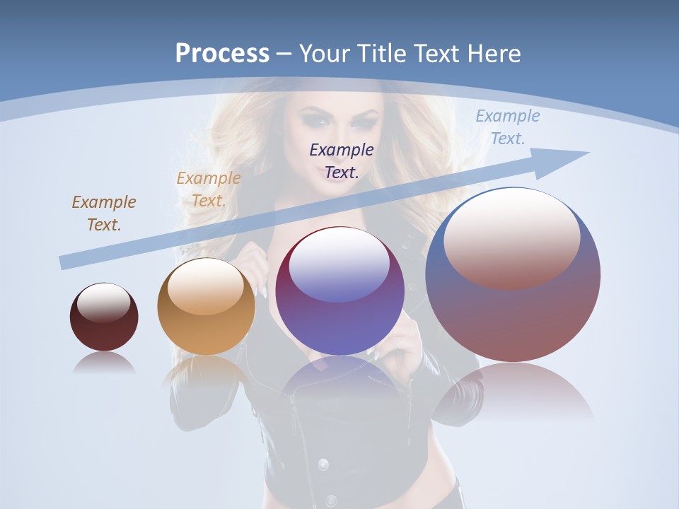 Background Cleavage Beauty PowerPoint Template