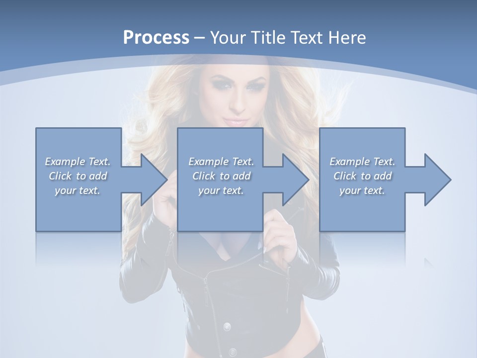 Background Cleavage Beauty PowerPoint Template