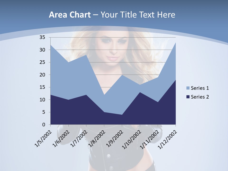 Background Cleavage Beauty PowerPoint Template