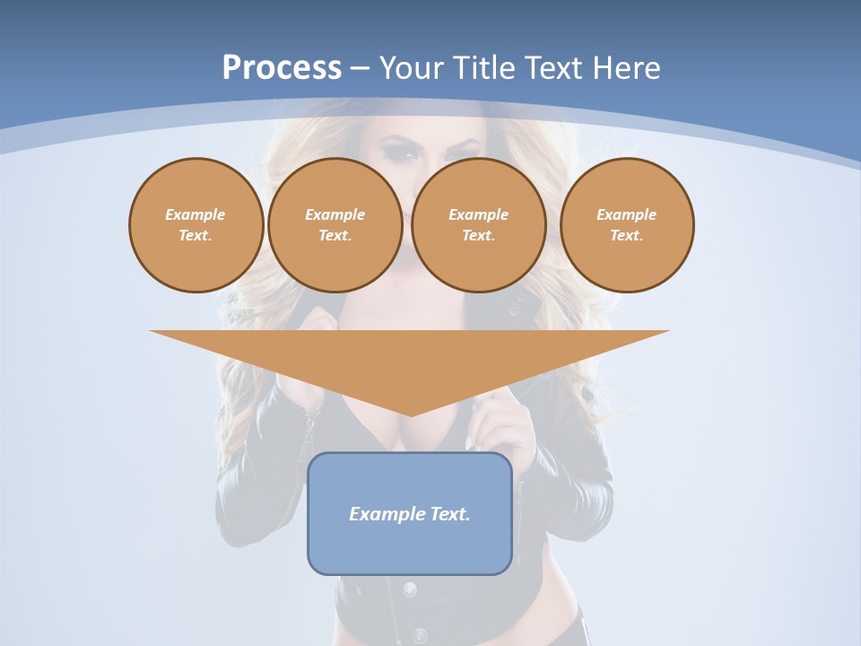 Background Cleavage Beauty PowerPoint Template