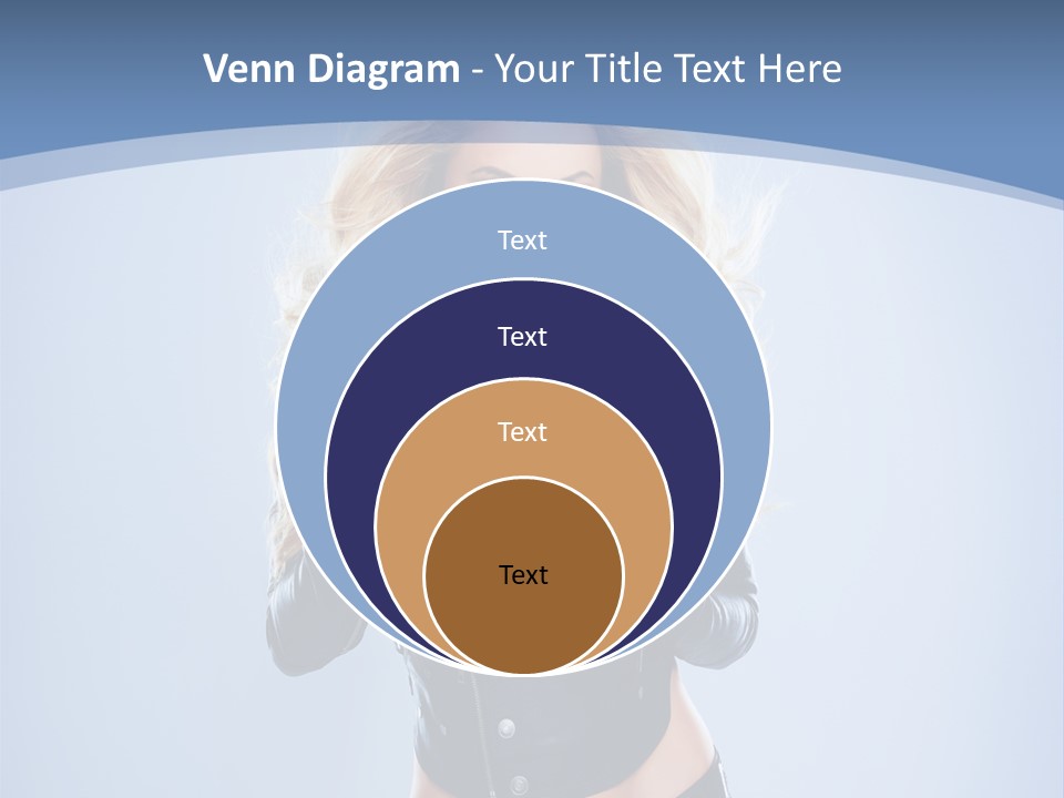 Background Cleavage Beauty PowerPoint Template