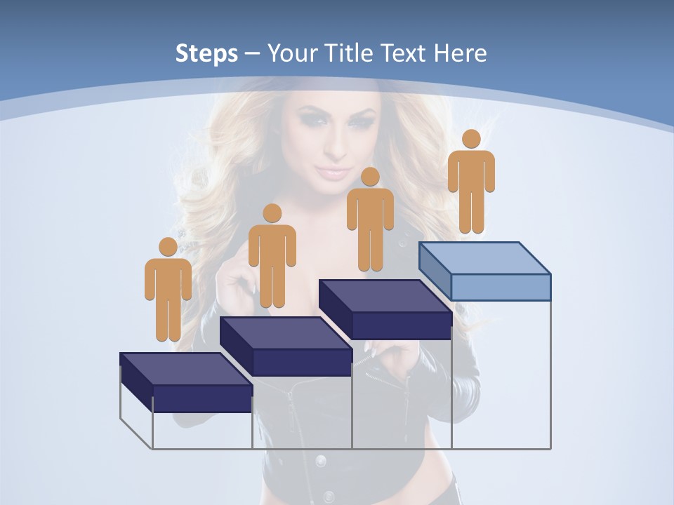 Background Cleavage Beauty PowerPoint Template