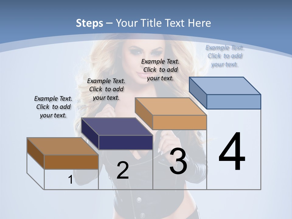 Background Cleavage Beauty PowerPoint Template