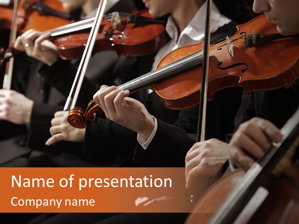 Violin Music Skill PowerPoint Template