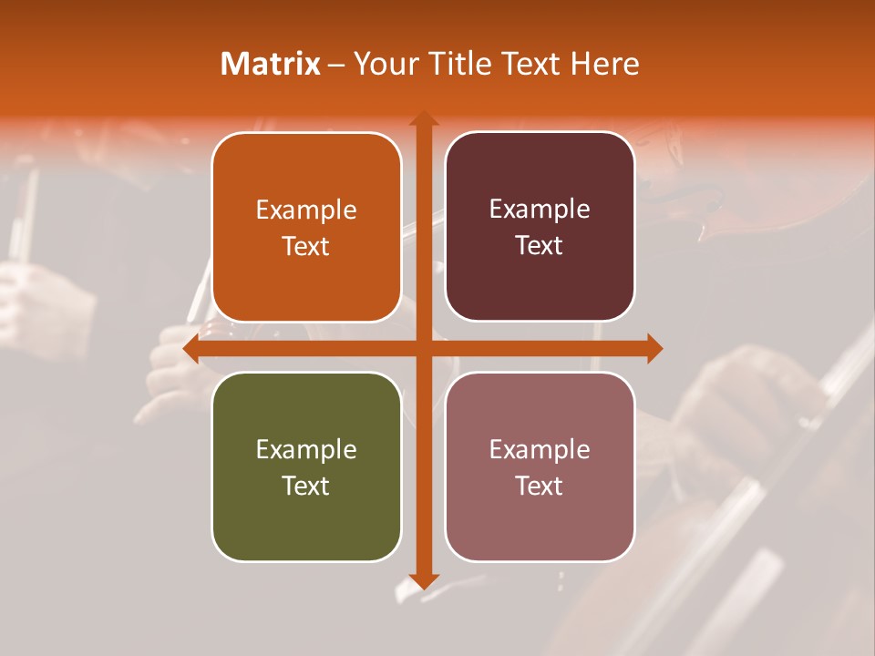 Violin Music Skill PowerPoint Template