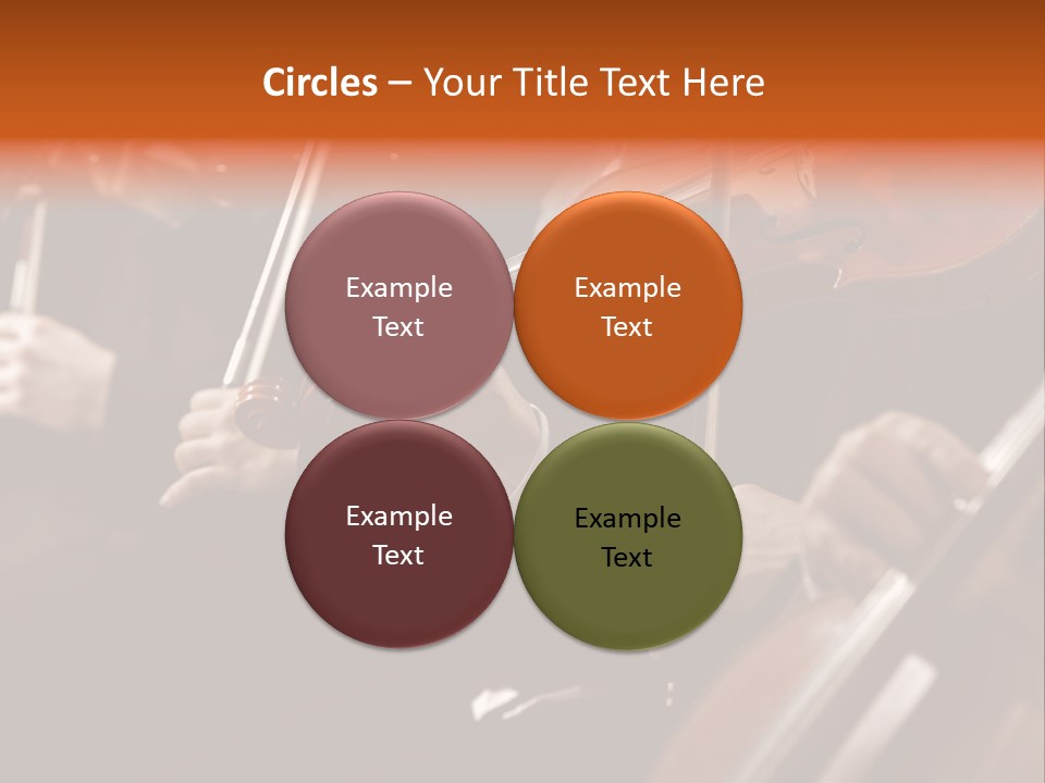 Violin Music Skill PowerPoint Template