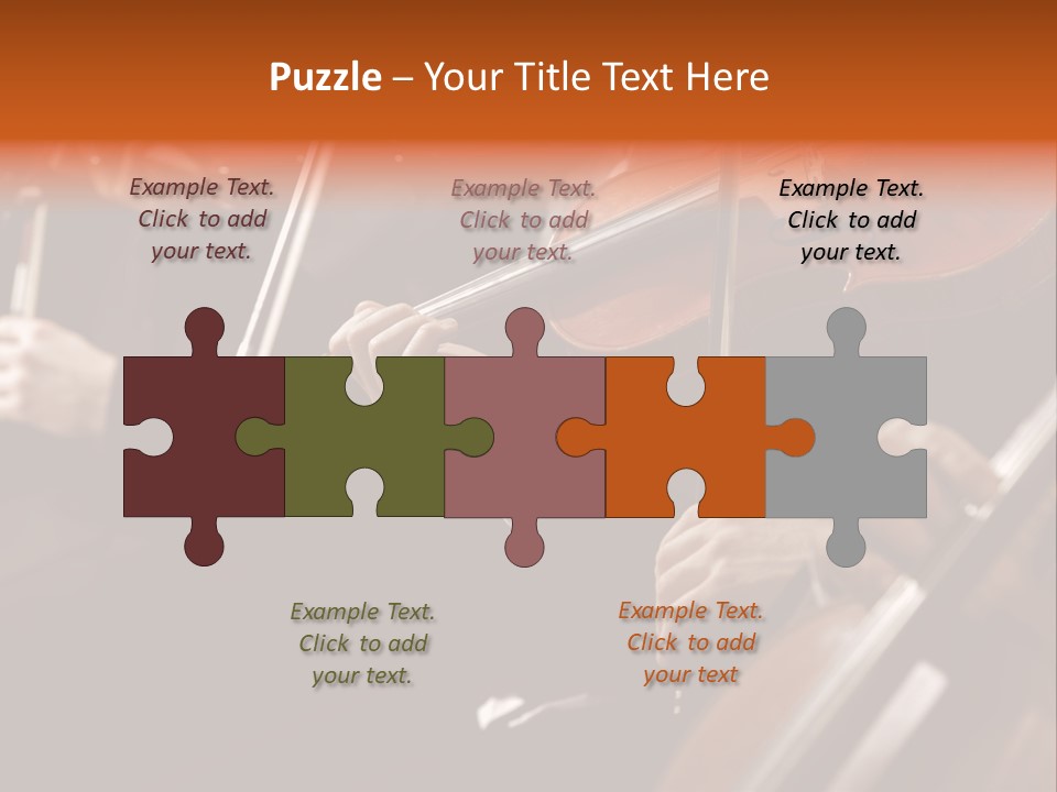 Violin Music Skill PowerPoint Template