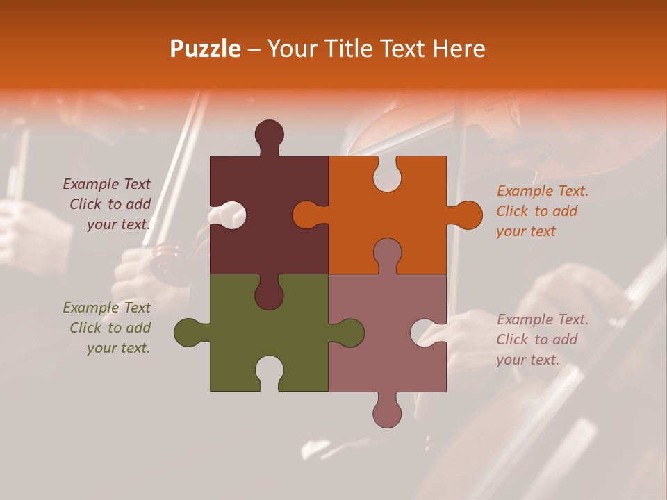 Violin Music Skill PowerPoint Template