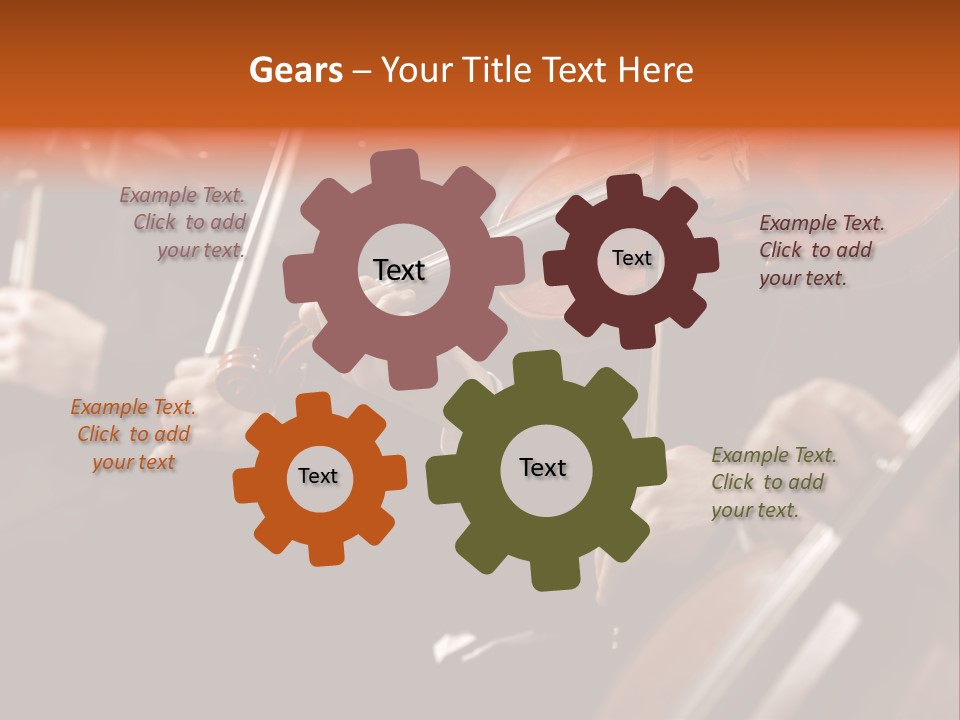 Violin Music Skill PowerPoint Template