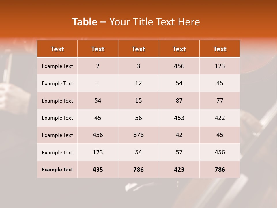 Violin Music Skill PowerPoint Template