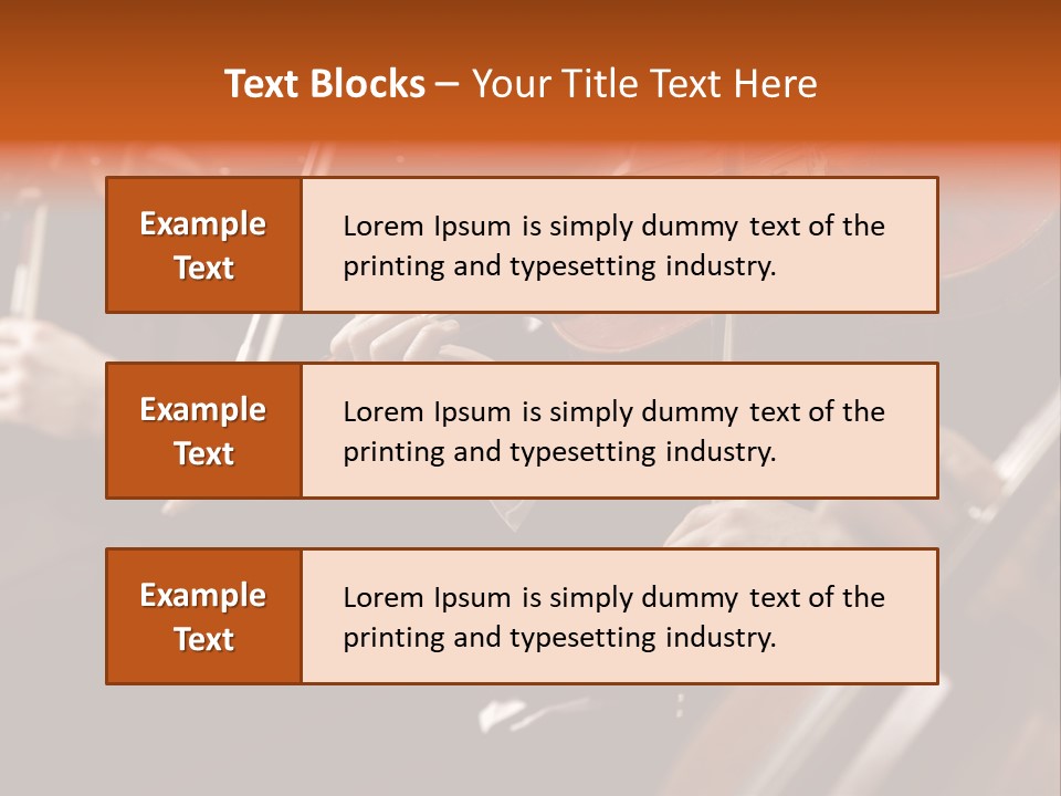 Violin Music Skill PowerPoint Template