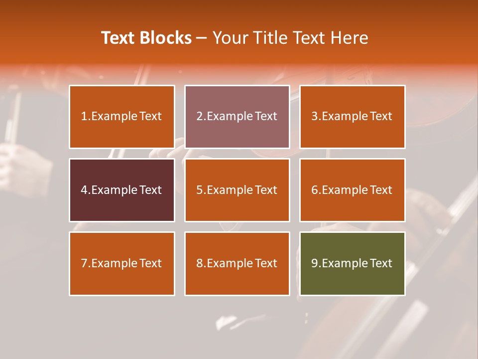 Violin Music Skill PowerPoint Template