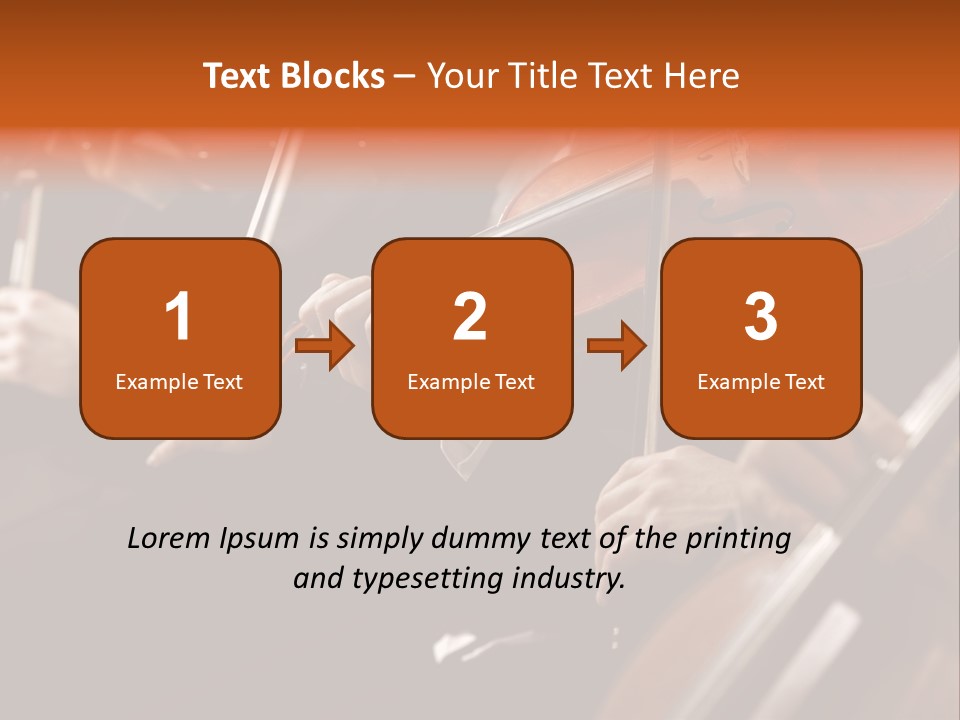 Violin Music Skill PowerPoint Template