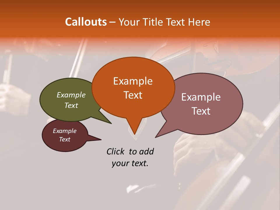 Violin Music Skill PowerPoint Template