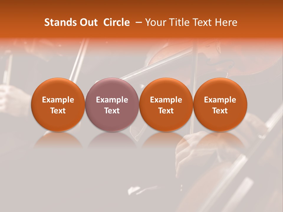 Violin Music Skill PowerPoint Template