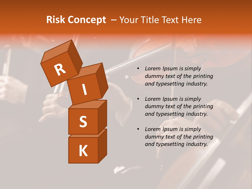 Violin Music Skill PowerPoint Template