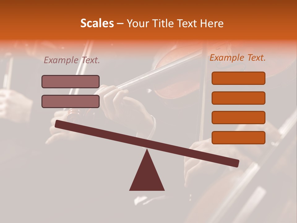 Violin Music Skill PowerPoint Template