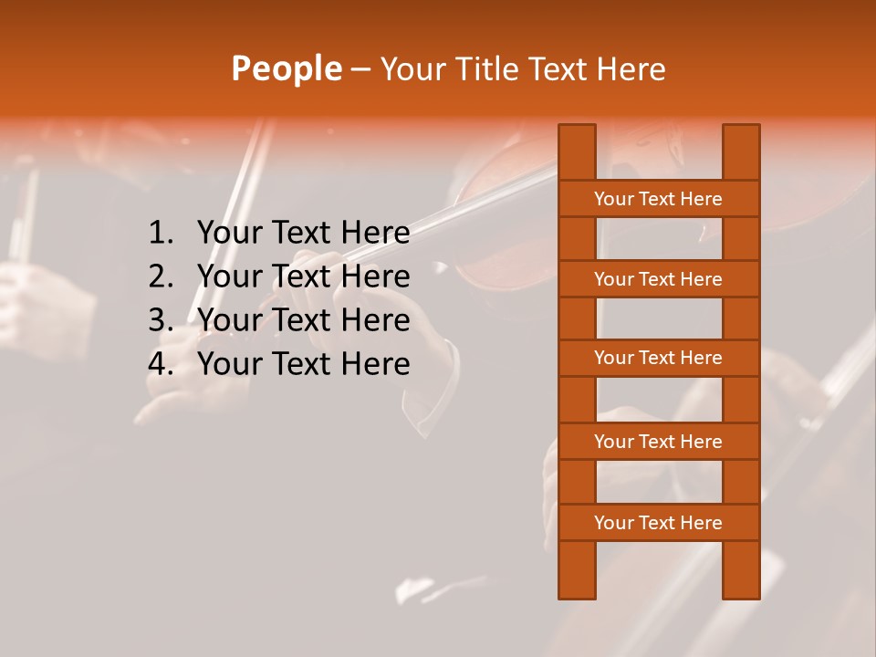 Violin Music Skill PowerPoint Template