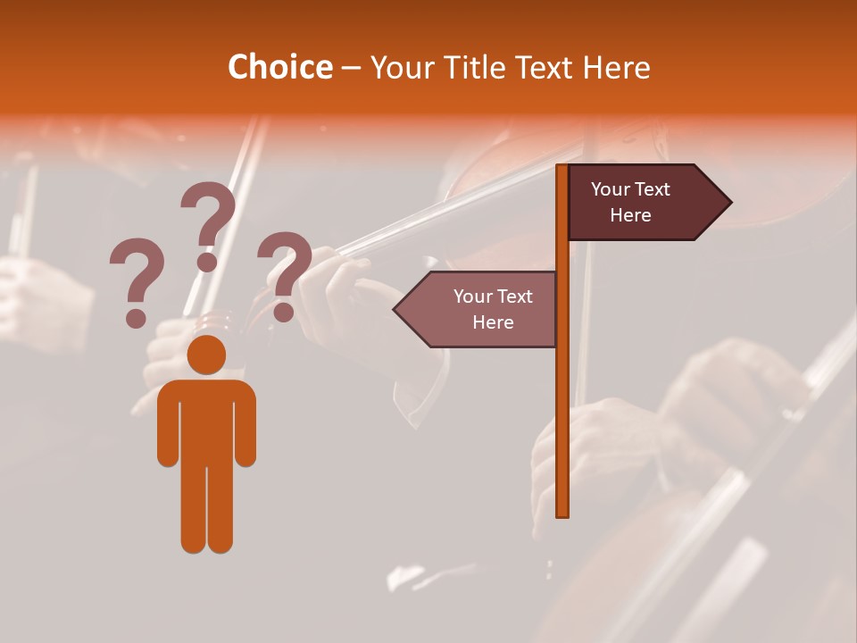 Violin Music Skill PowerPoint Template