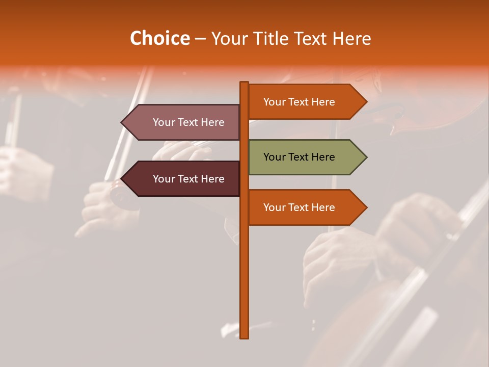 Violin Music Skill PowerPoint Template