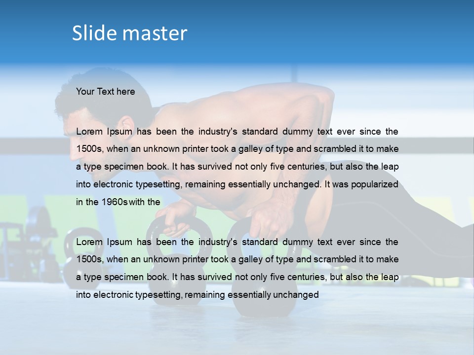 Person Bell Instructor PowerPoint Template