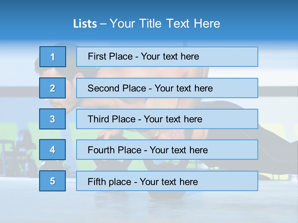 Person Bell Instructor PowerPoint Template