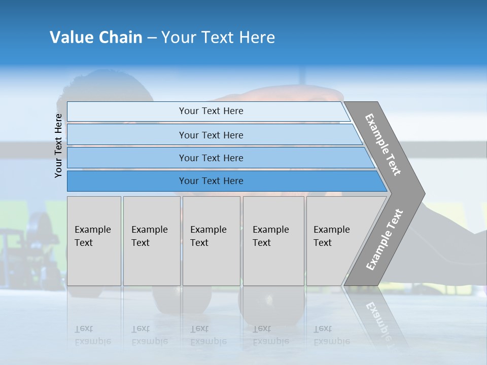 Person Bell Instructor PowerPoint Template