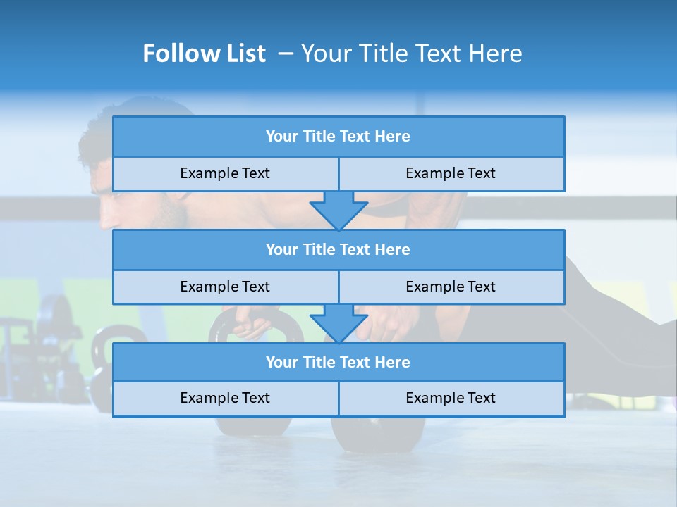 Person Bell Instructor PowerPoint Template