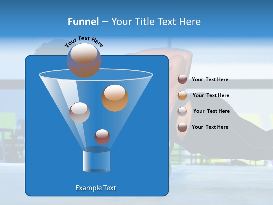 Person Bell Instructor PowerPoint Template
