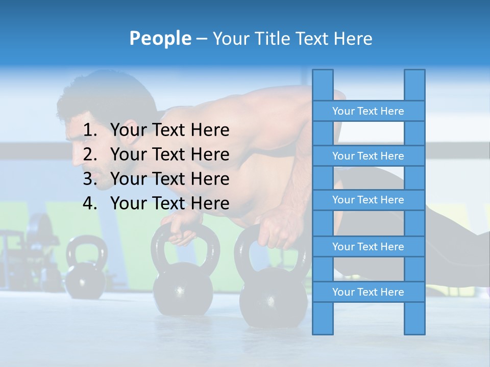 Person Bell Instructor PowerPoint Template