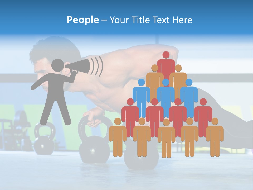 Person Bell Instructor PowerPoint Template