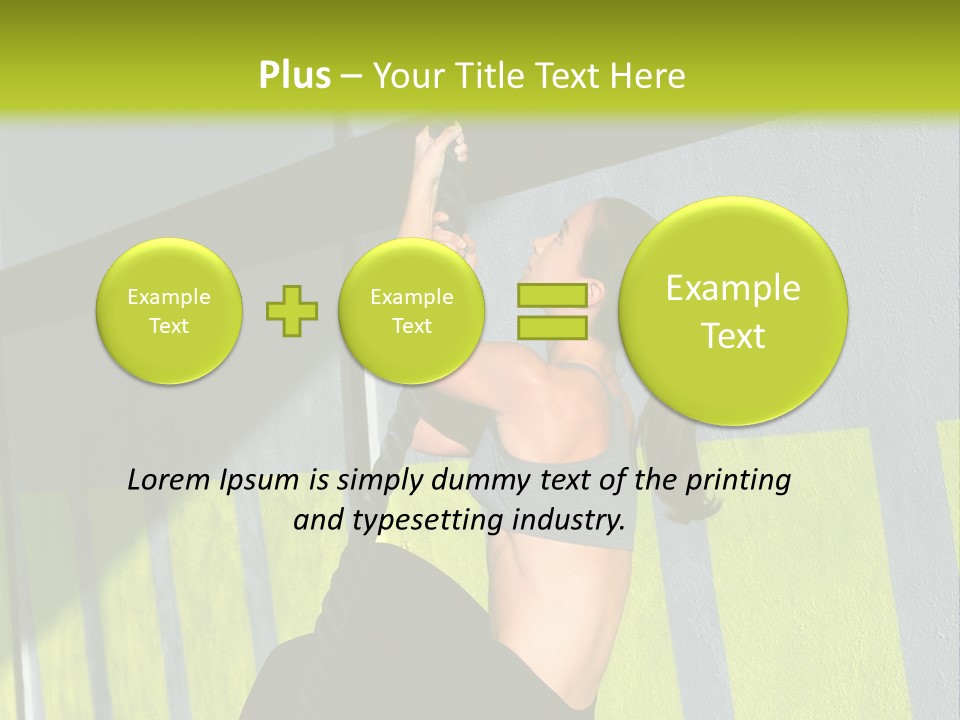 Body Healthy Cross PowerPoint Template