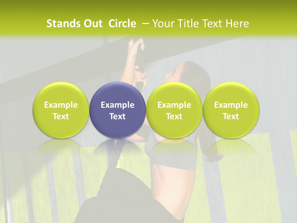 Body Healthy Cross PowerPoint Template