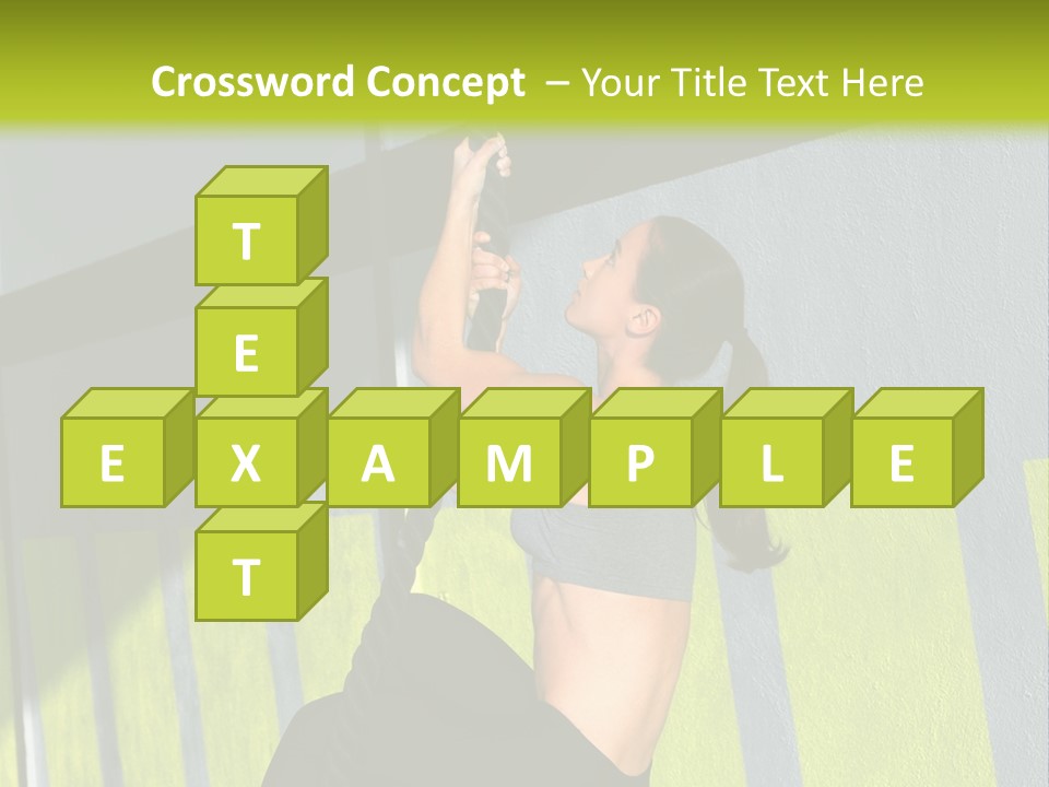 Body Healthy Cross PowerPoint Template