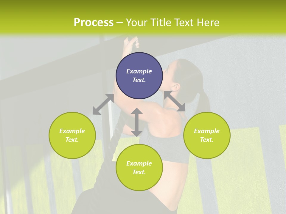 Body Healthy Cross PowerPoint Template