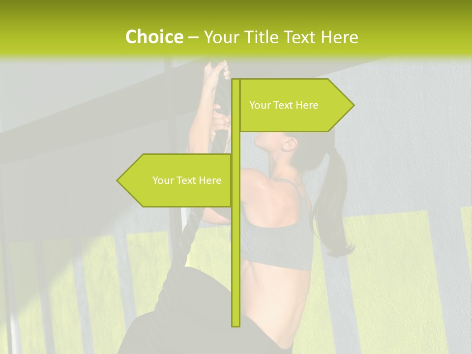 Body Healthy Cross PowerPoint Template