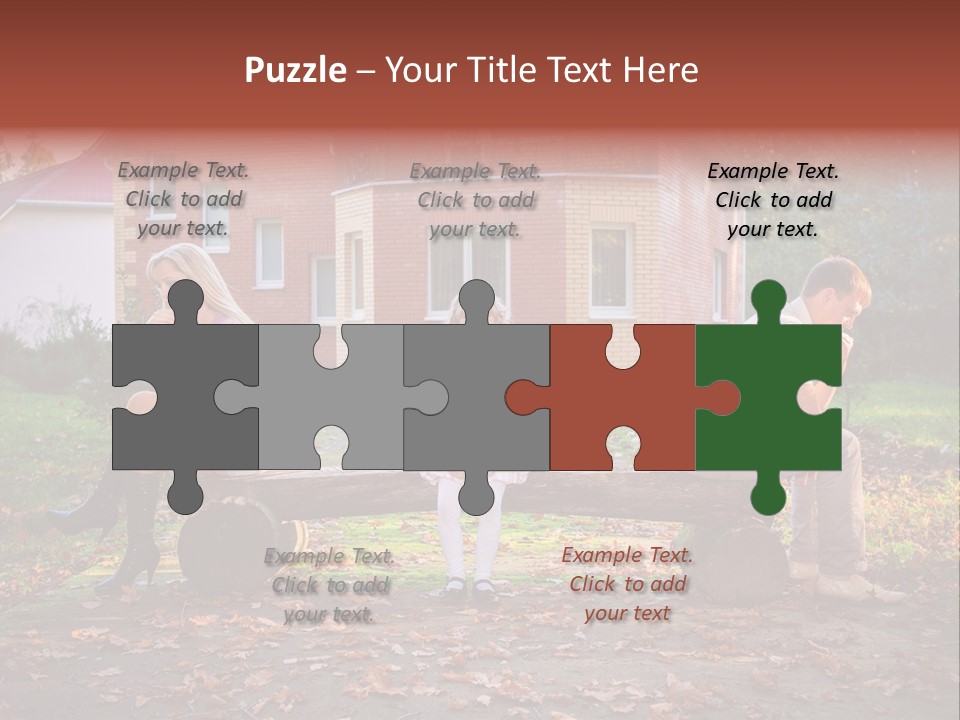 Displeased Divorce Family PowerPoint Template