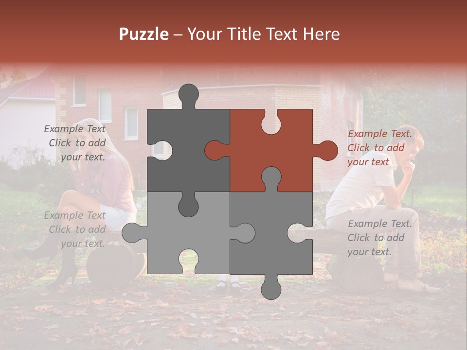 Displeased Divorce Family PowerPoint Template