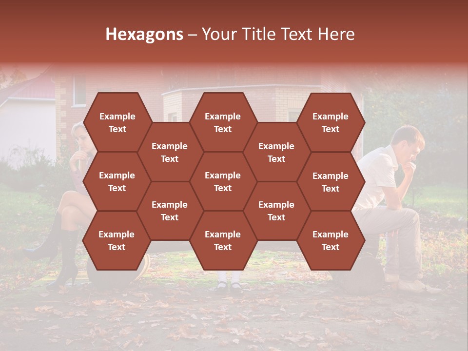 Displeased Divorce Family PowerPoint Template