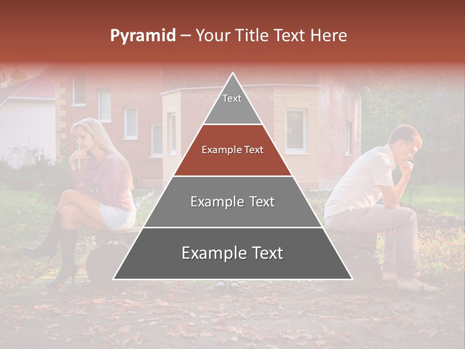 Displeased Divorce Family PowerPoint Template