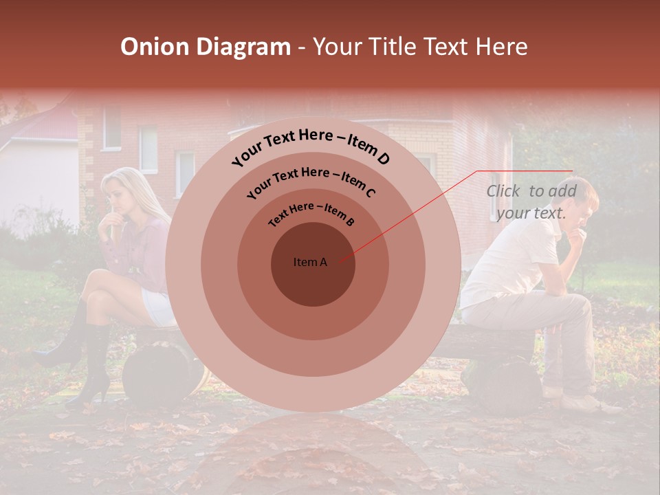 Displeased Divorce Family PowerPoint Template