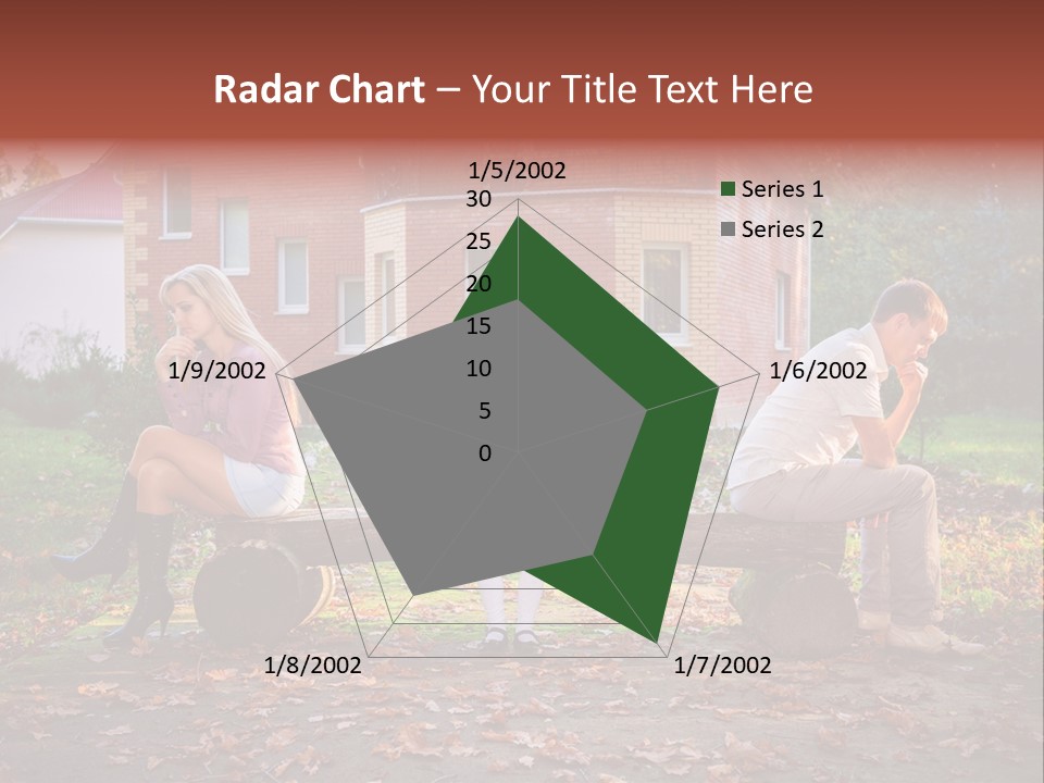 Displeased Divorce Family PowerPoint Template