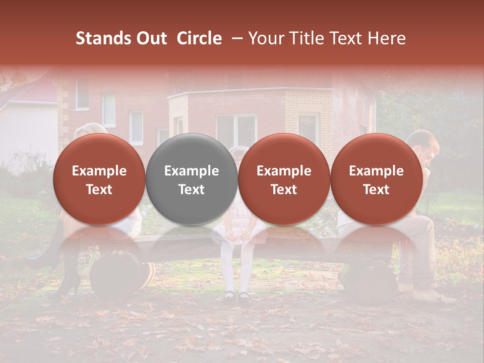 Displeased Divorce Family PowerPoint Template