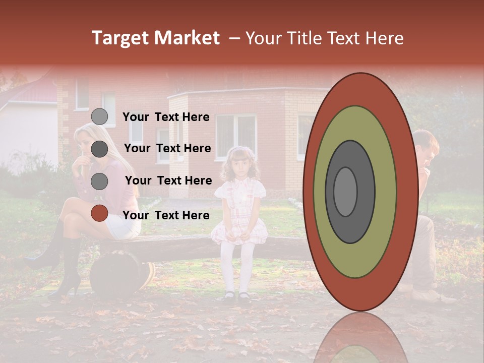 Displeased Divorce Family PowerPoint Template