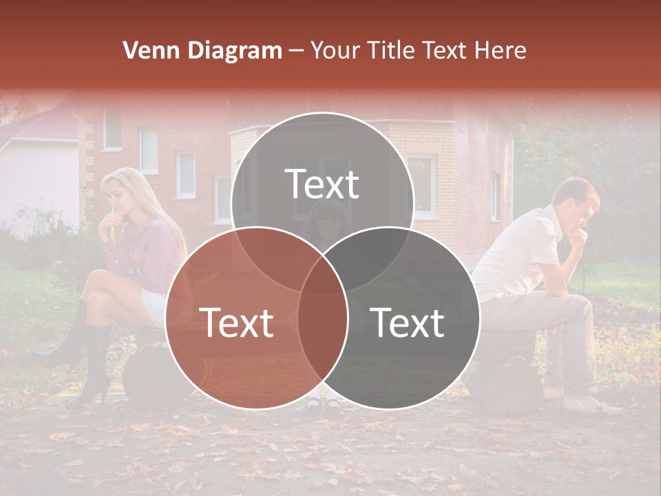 Displeased Divorce Family PowerPoint Template